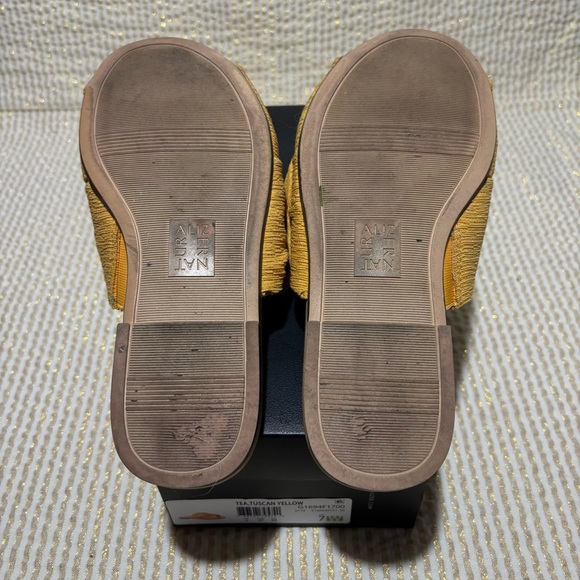 Naturalizer Tea Knotted Sandals Tuscan Yellow Size 7 Wide - Picture 4 of 4